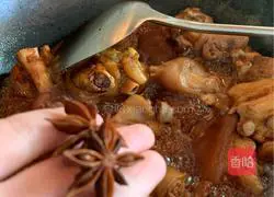 Illustration of home-style soybean pig trotters 12