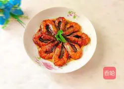 Braised prawns in oil Illustration of practice 18