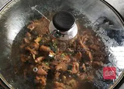 Illustration of how to make stuffed duck meat 8 