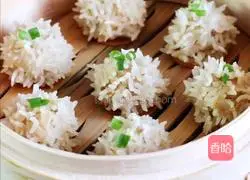Illustration of how to make fragrant rice and pearl meatballs 10