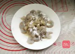 Illustration of how to make stir-fried shrimp 1