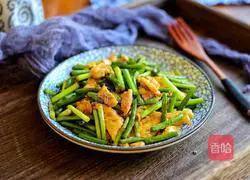 Garlic moss Illustration of how to make scrambled eggs 9