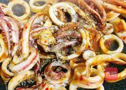 Illustration of how to make spicy fried squid 9