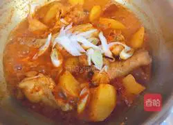 Illustration of Korean spicy chicken stew 5