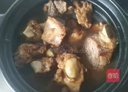 Illustration of making sauce tube bone 4