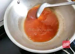 Illustration of how to make sweet and sour fried pork 4