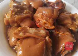 Illustration of how to make sauce-flavored pig's trotters 6