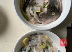 Boiled fish Illustration of how to do it 1