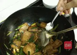 Saute garlic Illustration of how to make tofu 6