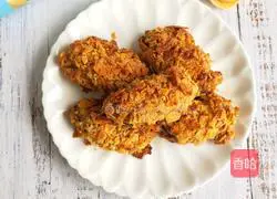 Illustration of how to make potato chips and chicken wings 10