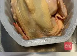 Illustration of braised chicken with fish maw and mushrooms 2