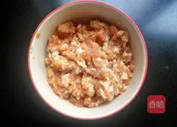 Illustration of how to make fried minced meat with corn kernels 8