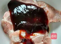 Illustration of how to make barbecued pork 2