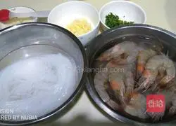 Garlic vermicelli Illustration of how to make open-sided shrimp 1