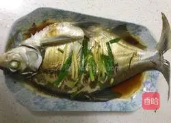 Illustration of how to make steamed flat fish 6