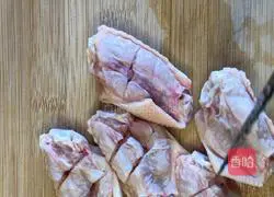 Stew Illustration of how to make chicken wings 2