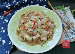 Illustration of how to make fried meat with vermicelli 12