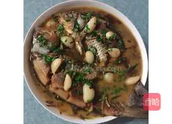 Braised crucian carp recipe 3