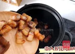 Secret Illustration of how to make braised pork 7