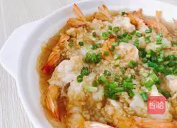 Illustration of how to make open-back shrimp with garlic vermicelli 12