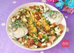 Illustration of how to make steamed fish with dried tofu 9