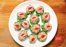 Illustration of how to make long beans stuffed with meat 9