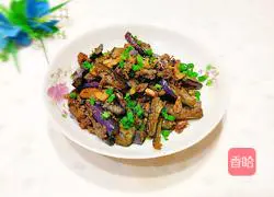 Illustration of how to make beef brisket and fish-flavored eggplant 21