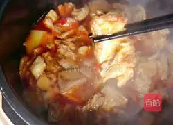 Illustration of Lamb Belly and Radish Stewed Lamb Stewed Radish 17