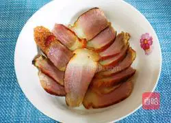 Illustration of how to make steamed bacon with dried beans 10