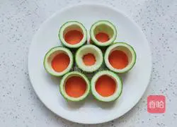 Illustration of how to make zucchini stuffed with meat 7