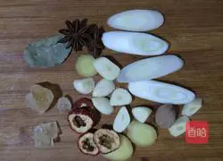 Illustration of braised lamb chops 2