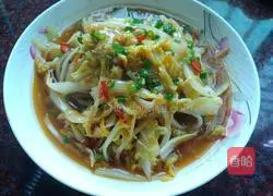 Illustration of steamed baby cabbage 7