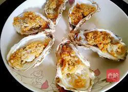 Illustration of how to make garlic oysters 14