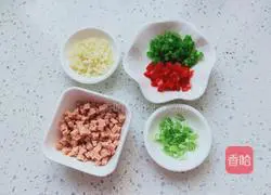 Illustration of how to make luncheon meat and steamed winter melon 2