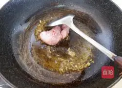 Dry Stir-fried Pork Illustration of how to make green beans 5