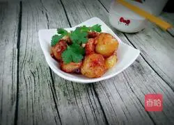 Illustration of Braised Potatoes 9