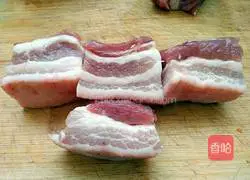 Illustration of how to make braised pork slices 2