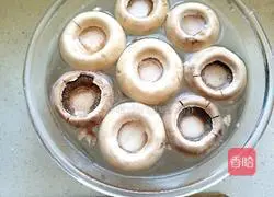 Illustration of grilled mushrooms 2