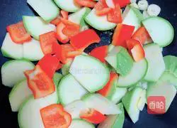 Illustration of teriyaki chicken breast stuffed with vegetables and skin 11