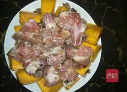 Pumpkin Steamed Pork Ribs Recipe Illustration 5