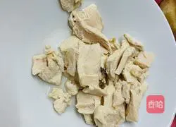 Illustration of how to make stir-fried chicken breast and melon 2