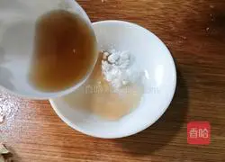 Illustration of how to make fried squid with bitter melon 7