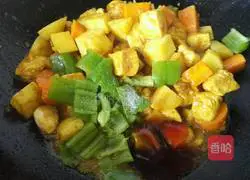 Illustration of how to make curry chicken 10