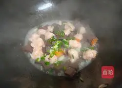 Illustration of how to make fried duck blood with shrimps 9
