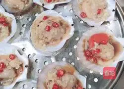 Illustration of how to make Furong vermicelli scallops 7