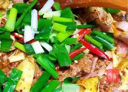 Illustration of how to make stir-fried tender beef with kimchi 9