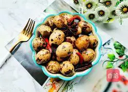 Illustration of how to make spiced braised quail eggs 12