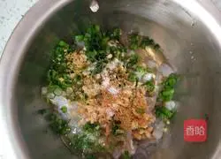 Illustration of how to make shrimp-stuffed loofah 3