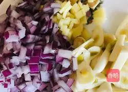 Illustration of Braised Tofu with Yellow Croaker in Tomato Sauce 3