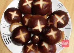 Illustration of how to make mushroom, chestnut and ham meat 3